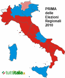 Italia prima delle elezioni regionali 2010