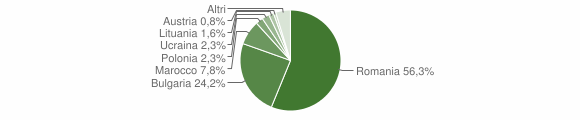 Grafico cittadinanza stranieri - Cerchio 2015