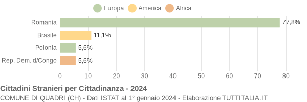 Grafico cittadinanza stranieri - Quadri 2024