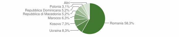 Grafico cittadinanza stranieri - Aielli 2013