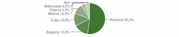 Grafico cittadinanza stranieri - Morino 2010