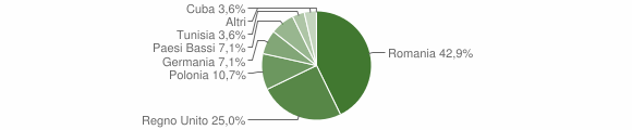 Grafico cittadinanza stranieri - Castelli 2013