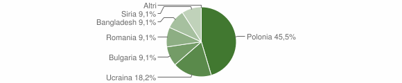 Grafico cittadinanza stranieri - Pietracamela 2008