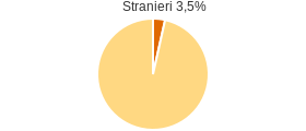 Percentuale cittadini stranieri Comune di Villa Santa Maria (CH)