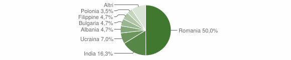 Grafico cittadinanza stranieri - Atella 2015