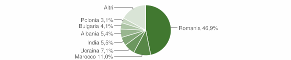 Grafico cittadinanza stranieri - 2012