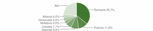 Grafico cittadinanza stranieri - Scilla 2013