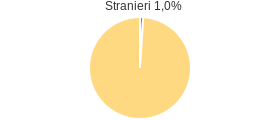 Percentuale cittadini stranieri Comune di Verzino (KR)