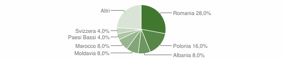 Grafico cittadinanza stranieri - Bonifati 2010