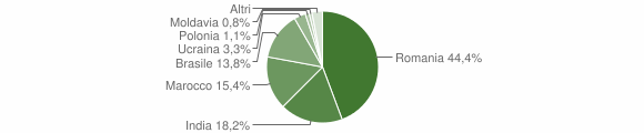 Grafico cittadinanza stranieri - Bova Marina 2015
