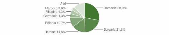 Grafico cittadinanza stranieri - Ricadi 2015