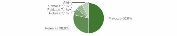 Grafico cittadinanza stranieri - Martirano 2011