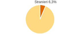 Percentuale cittadini stranieri Comune di Nicotera (VV)