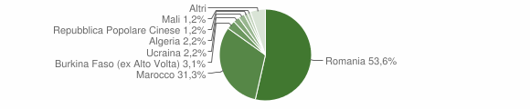 Grafico cittadinanza stranieri - Rizziconi 2014