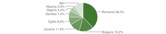 Grafico cittadinanza stranieri - Melicuccà 2015