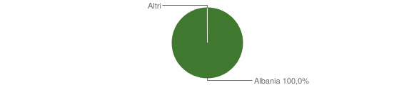 Grafico cittadinanza stranieri - Pietrafitta 2005