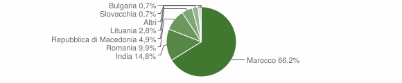 Grafico cittadinanza stranieri - Roghudi 2009