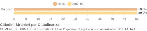 Grafico cittadinanza stranieri - Grimaldi 2004