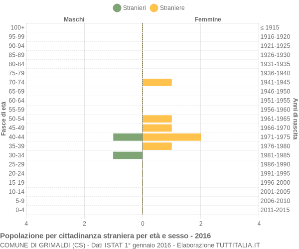 Grafico cittadini stranieri - Grimaldi 2016