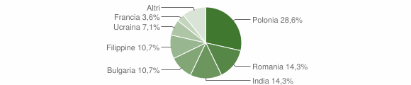 Grafico cittadinanza stranieri - Cosoleto 2011