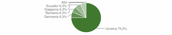 Grafico cittadinanza stranieri - Bivongi 2005