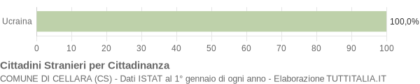 Grafico cittadinanza stranieri - Cellara 2004