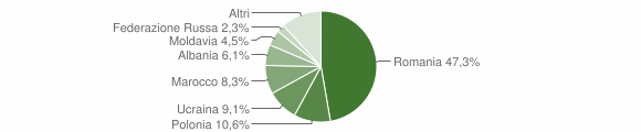 Grafico cittadinanza stranieri - Casali del Manco 2011