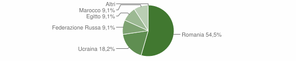 Grafico cittadinanza stranieri - Centrache 2012
