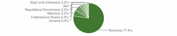 Grafico cittadinanza stranieri - Sessa Cilento 2011