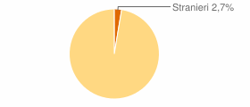 Percentuale cittadini stranieri Comune di Castelvenere (BN)