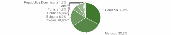 Grafico cittadinanza stranieri - Ceraso 2010