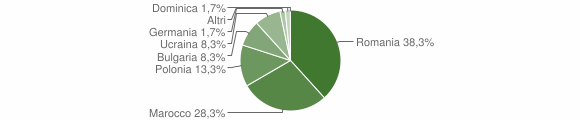 Grafico cittadinanza stranieri - Ceraso 2012