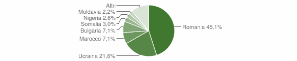Grafico cittadinanza stranieri - Polla 2015