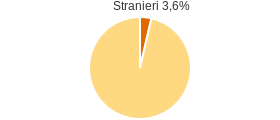 Percentuale cittadini stranieri Comune di Baronissi (SA)