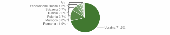 Grafico cittadinanza stranieri - Cimitile 2012