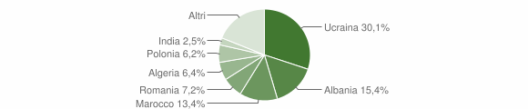 Grafico cittadinanza stranieri - Maddaloni 2010