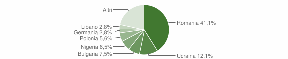 Grafico cittadinanza stranieri - Vibonati 2015