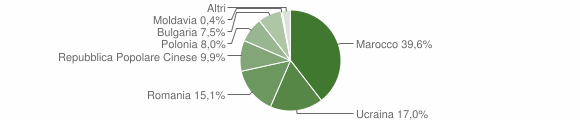 Grafico cittadinanza stranieri - Striano 2012