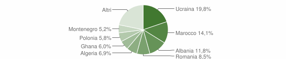 Grafico cittadinanza stranieri - Caivano 2015