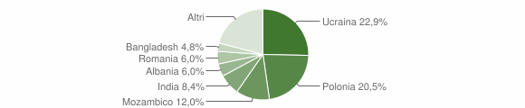 Grafico cittadinanza stranieri - Crispano 2014