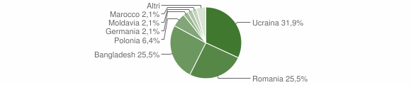 Grafico cittadinanza stranieri - Calvi 2013