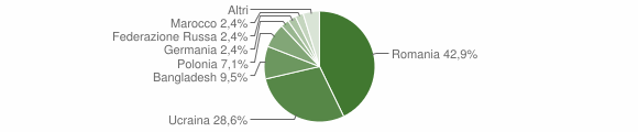 Grafico cittadinanza stranieri - Calvi 2015