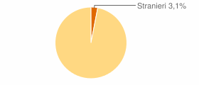 Percentuale cittadini stranieri Comune di Castiglione del Genovesi (SA)