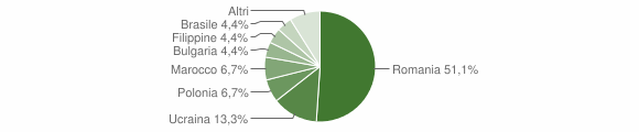 Grafico cittadinanza stranieri - Montefusco 2010