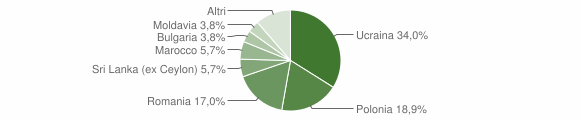 Grafico cittadinanza stranieri - Massa di Somma 2011