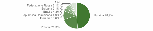 Grafico cittadinanza stranieri - Massa di Somma 2013