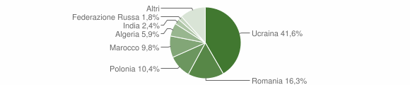 Grafico cittadinanza stranieri - Marigliano 2012