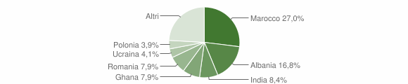 Grafico cittadinanza stranieri - Maranello 2011