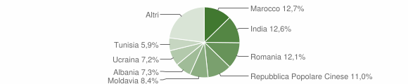 Grafico cittadinanza stranieri - Cadelbosco di Sopra 2015