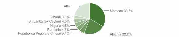 Grafico cittadinanza stranieri - Marano sul Panaro 2009